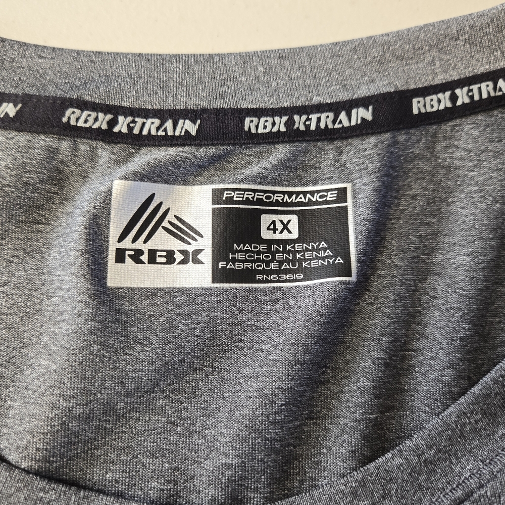 Men's Gray Workout Tee - Picture 2 of 8